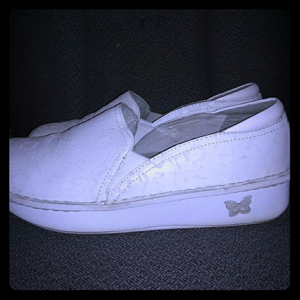 Alegria Debra white nursing shoes Size 40